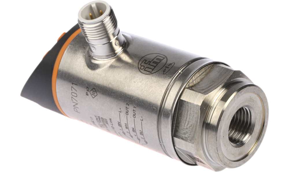 ifm PN7071, Pressure Sensor, 0bar Min, 250bar Max, 2x PNP/NPN-NO/NC Output, Relative Reading
