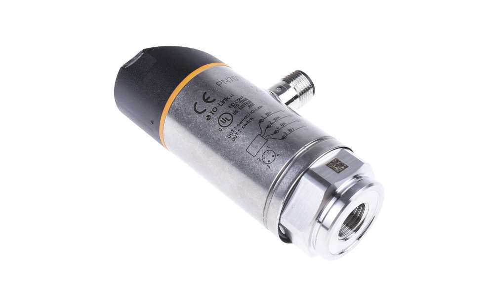 ifm PN7094, Pressure Sensor, -1bar Min, 10bar Max, 2x PNP/NPN-NO/NC Output, Relative Reading