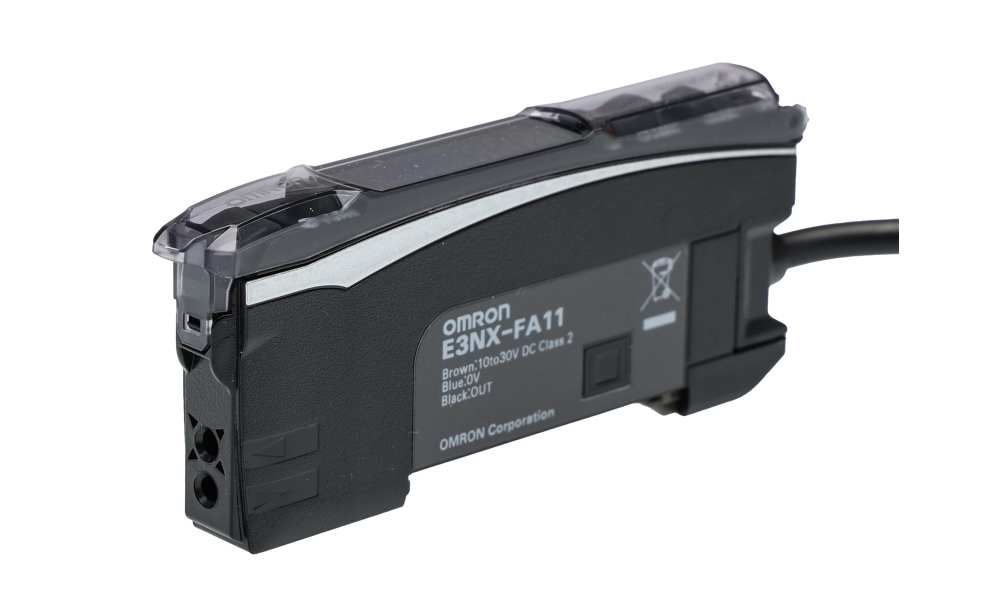 Omron E3NX-FA11 2M, Fibre Optic Sensor, NPN Output CC-Link, CompoNet, EthernetCAT, 840 mW @ 35 mA, 10 → 30 V dc