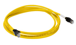 Omron XS6W-6LSZH8SS300CM-Y, XS6W, 3m Cat6a, Yellow RJ45 to Male RJ45 Male, S/FTP Shielded, Terminated LSZH Sheath - generaltechuae