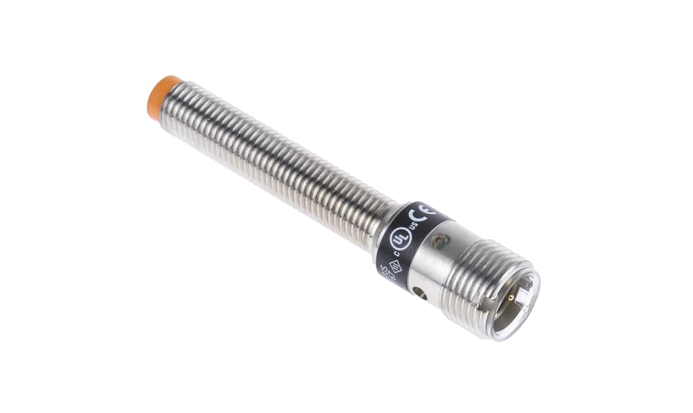 ifm IE5288, Inductive Threaded Barrel Proximity Sensor, M8, 4 mm Detection, PNP NO, 10 → 36 V dc
