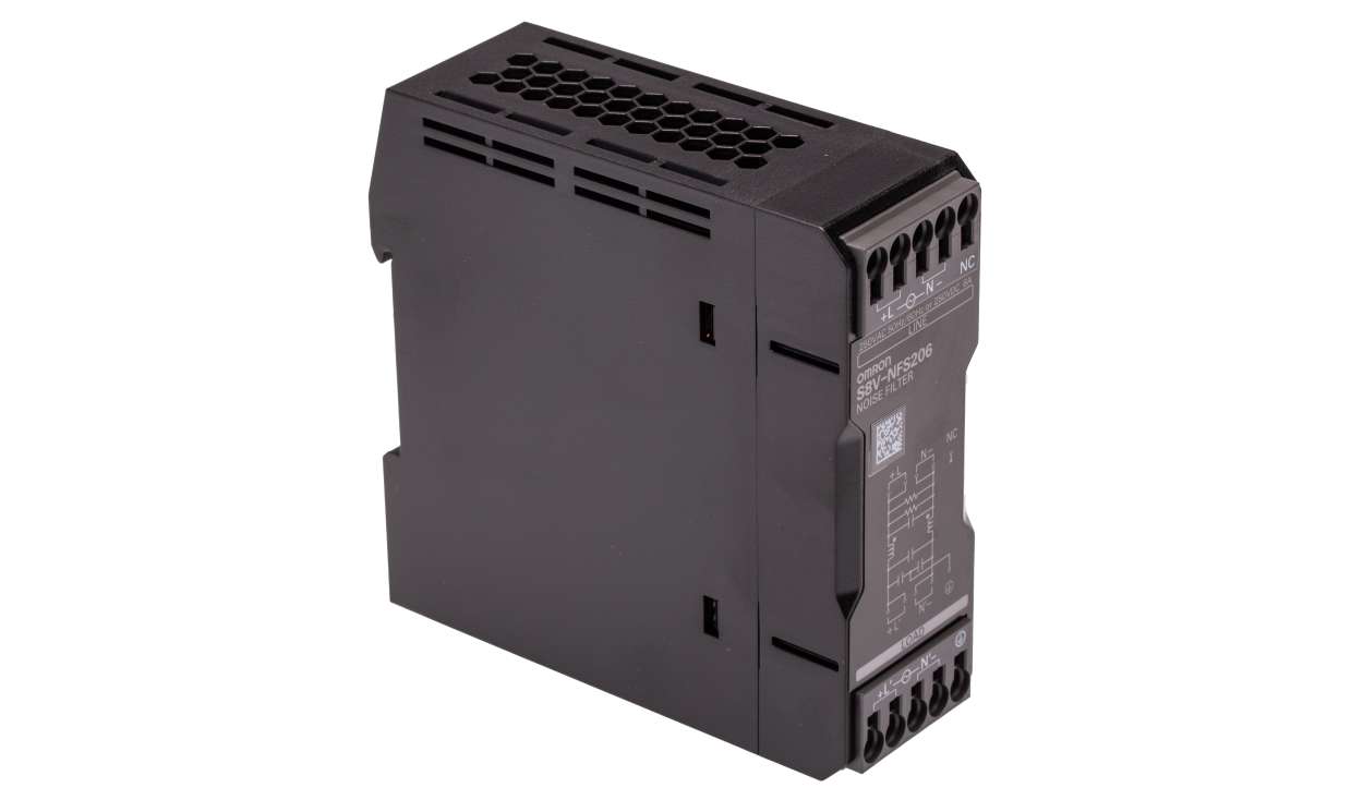 Omron S8V-NFS206, Noise Filter, for use with Control Panel, S8V Series