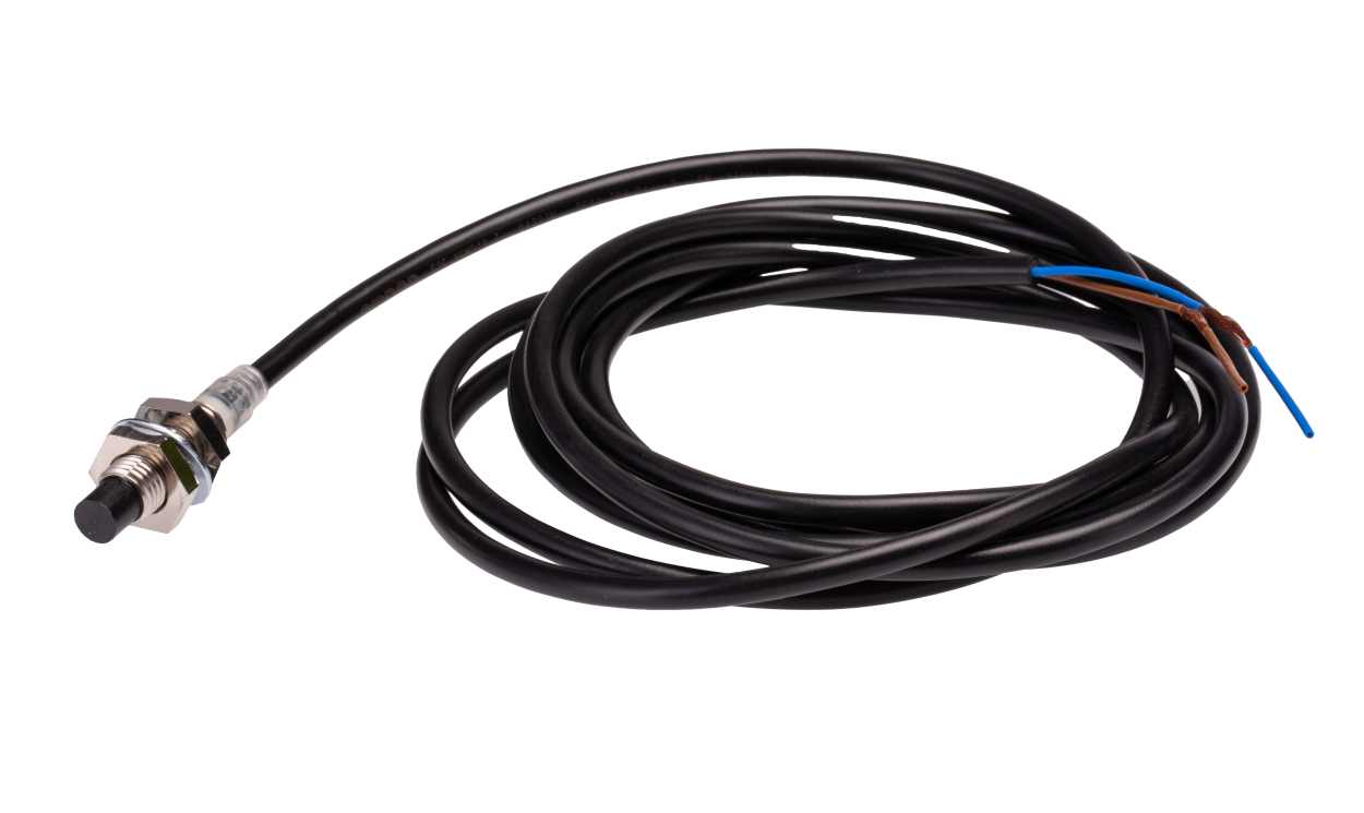 Omron E2E-X6MD18-T 2M, Inductive Threaded Barrel Proximity Sensor, M8, 6 mm Detection, 2-Wire NO, 10 → 30 V dc - generaltechuae