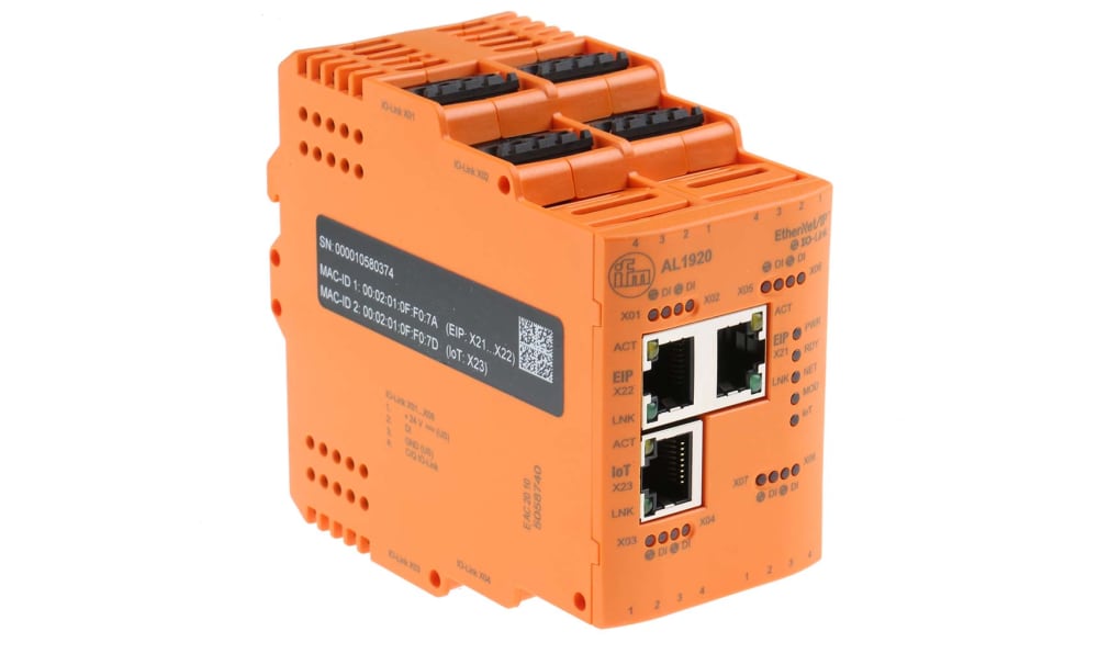 ifm AL1920, AL Series Sensor Box, M12, 8 port