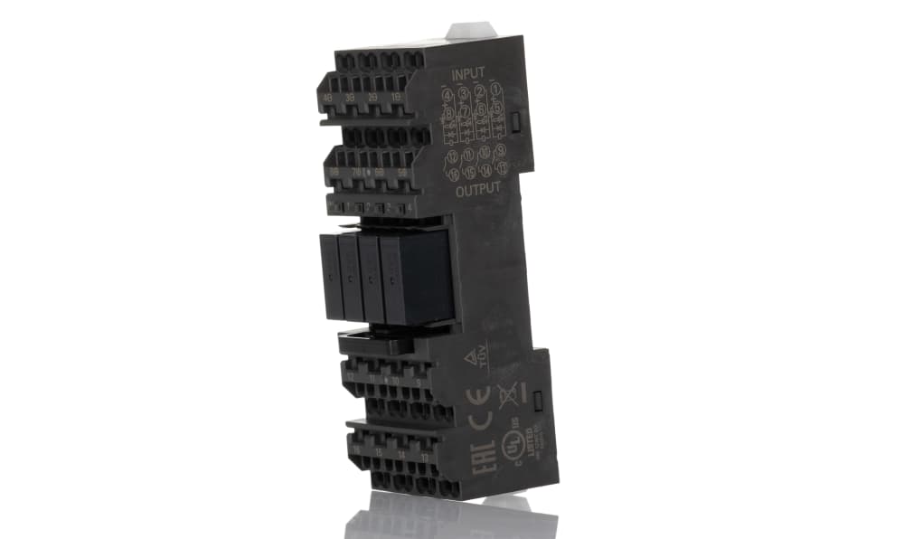 Omron G6D-F4PU DC24, G6D-F4PU Series Solid State Relay, DIN Rail Mount, 24V dc Coil, SPST, 4-Pole, 5A Load