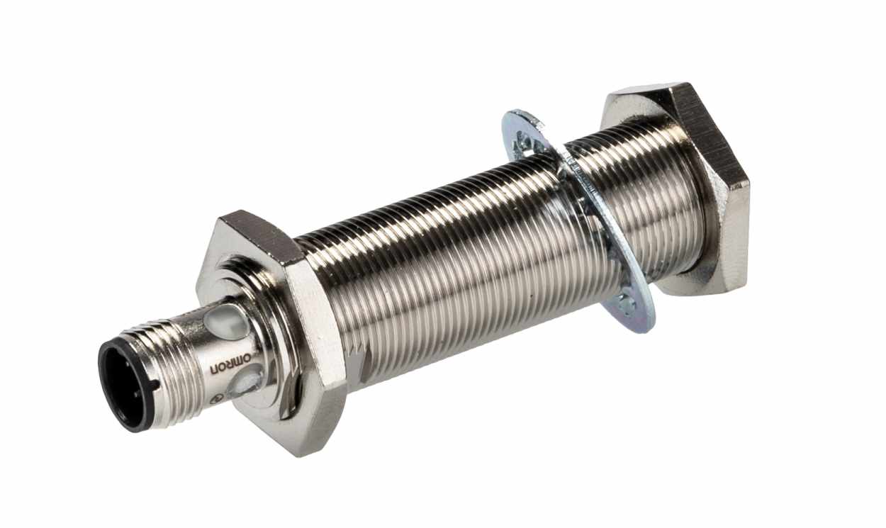 Omron E2E-X8B1TL18-M1, Inductive Threaded Barrel Proximity Sensor, M18, 8 mm Detection, PNP NO, 10 → 30 V dc - generaltechuae
