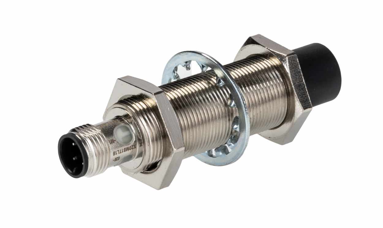 Omron E2E-X20MB1TL18-M1, Inductive Threaded Barrel Proximity Sensor, M18, 20 mm Detection, PNP NO, 10 → 30 V dc - generaltechuae