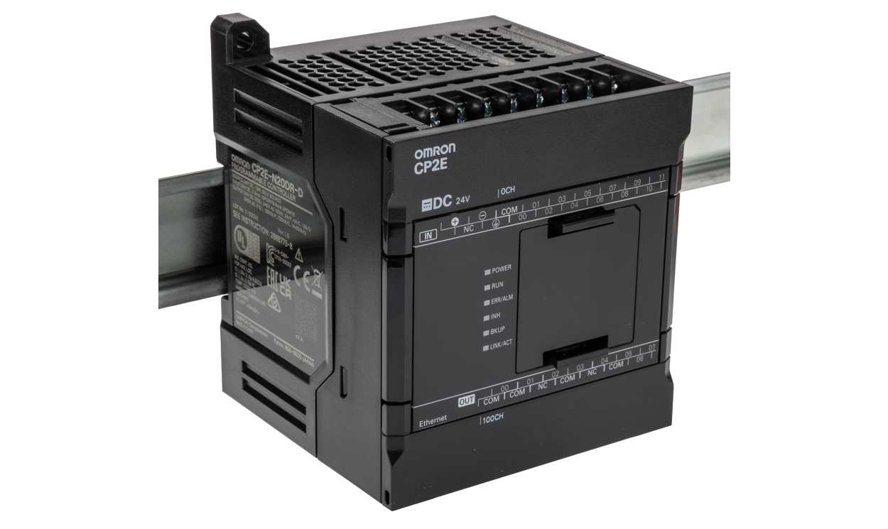 Omron CP2E-N20DR-D, CP2E Series PLC CPU for Use with CP2E Series, Relay Output, 12-Input, Digital Input - generaltechuae