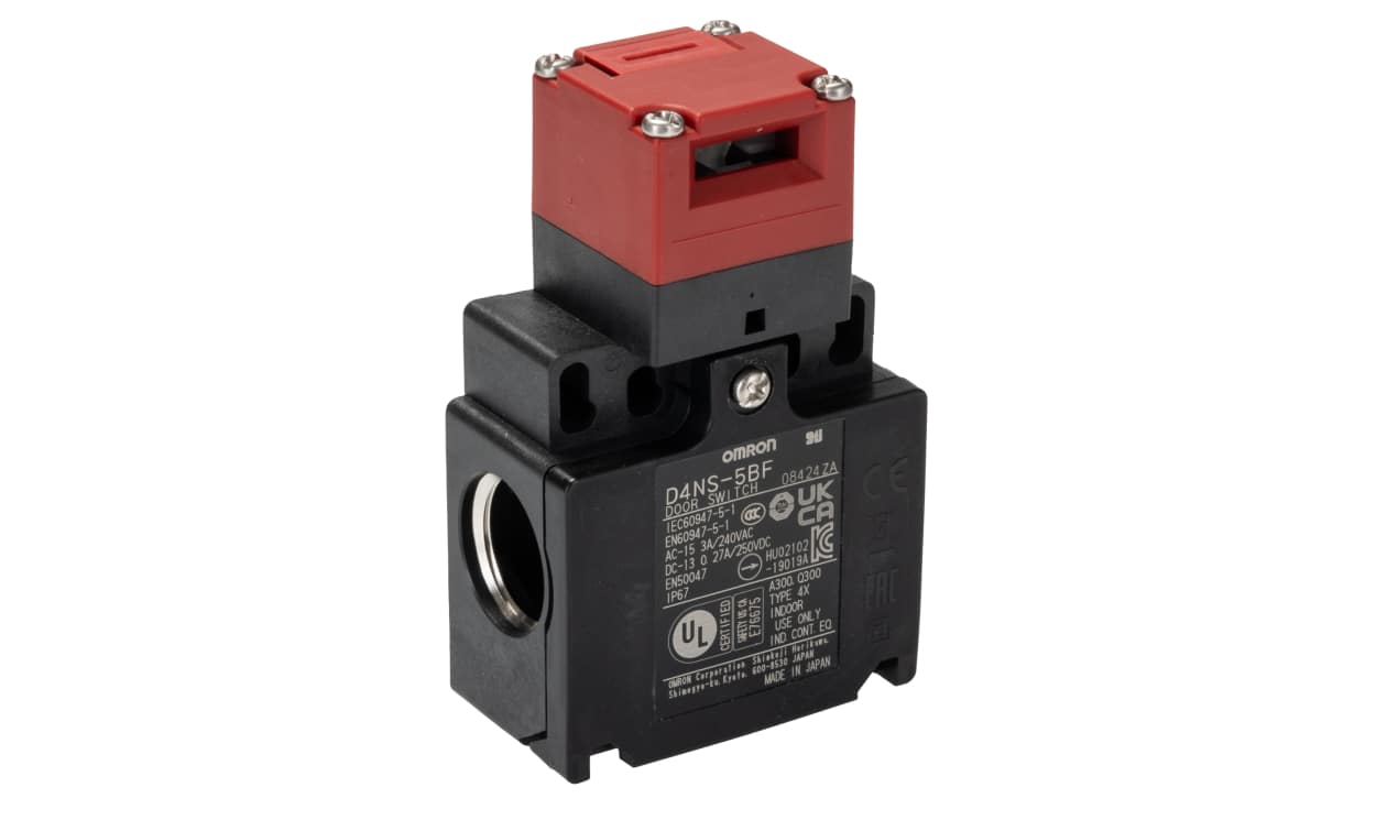 Omron D4NS-5BF, D4NS Safety Interlock Switch, 2NC, Key, Plastic, Key