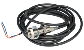 Omron E2E-X2Y2 2M, Inductive Threaded Barrel Proximity Sensor, M12, 2 mm Detection, 2-Wire NC, 24 → 240 V ac