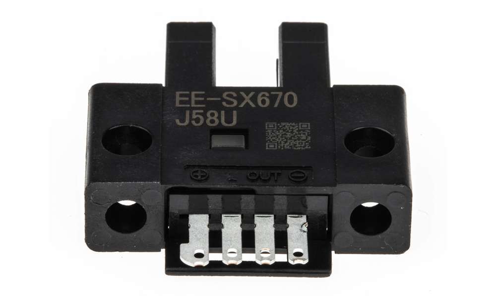 Omron EE-SX670, Through Beam Photoelectric Sensor, Fork Sensor, 5 mm Detection Range