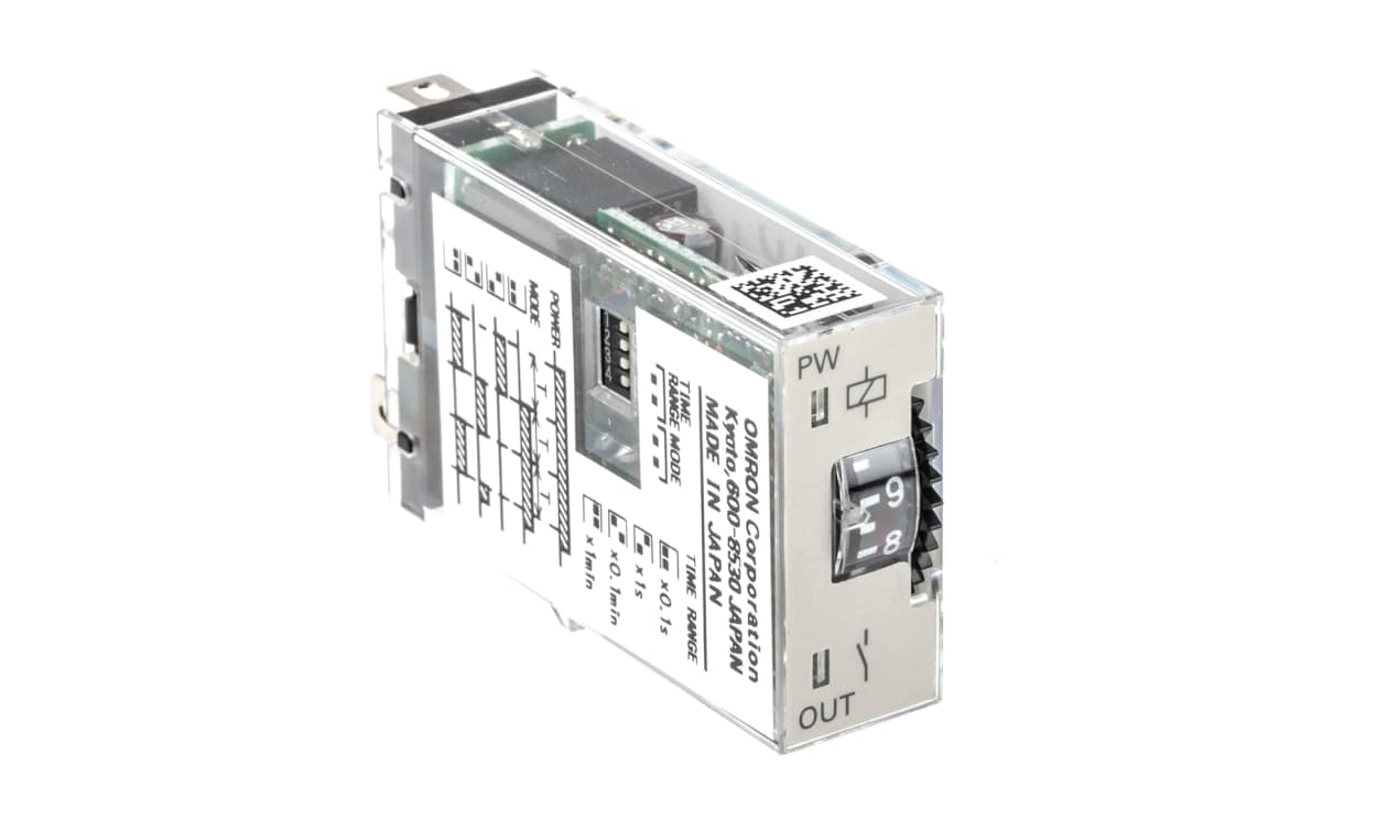Omron H3RN-1 12VDC, H3RN Series Plug In Timer Relay, 12V dc, 1-Contact, 0.1 s → 10min - generaltechuae