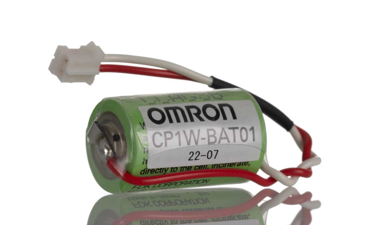 Omron CP1W-BAT01, CP1W Series Battery for Use with CP1 - generaltechuae