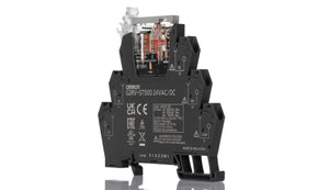 Omron G2RV-ST500 24VAC/DC, G2RV-ST Series Electromechanical Interface Relay, DIN Rail Mount, 24V ac/dc Coil, SPDT, 1-Pole, 6A Load
