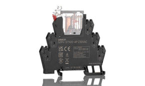 Omron G2RV-ST500-AP 230VAC, G2RV-ST Series Electromechanical Interface Relay, DIN Rail Mount, 230V ac Coil, SPDT, 1-Pole, 50mA Load