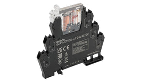 Omron G2RV-ST500-AP 24VAC/DC, G2RV-ST Series Electromechanical Interface Relay, DIN Rail Mount, 24V ac/dc Coil, SPDT, 1-Pole, 50mA Load