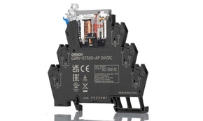 Omron G2RV-ST500-AP 24VDC, G2RV-ST Series Electromechanical Interface Relay, DIN Rail Mount, 24V dc Coil, SPDT, 1-Pole, 50mA Load