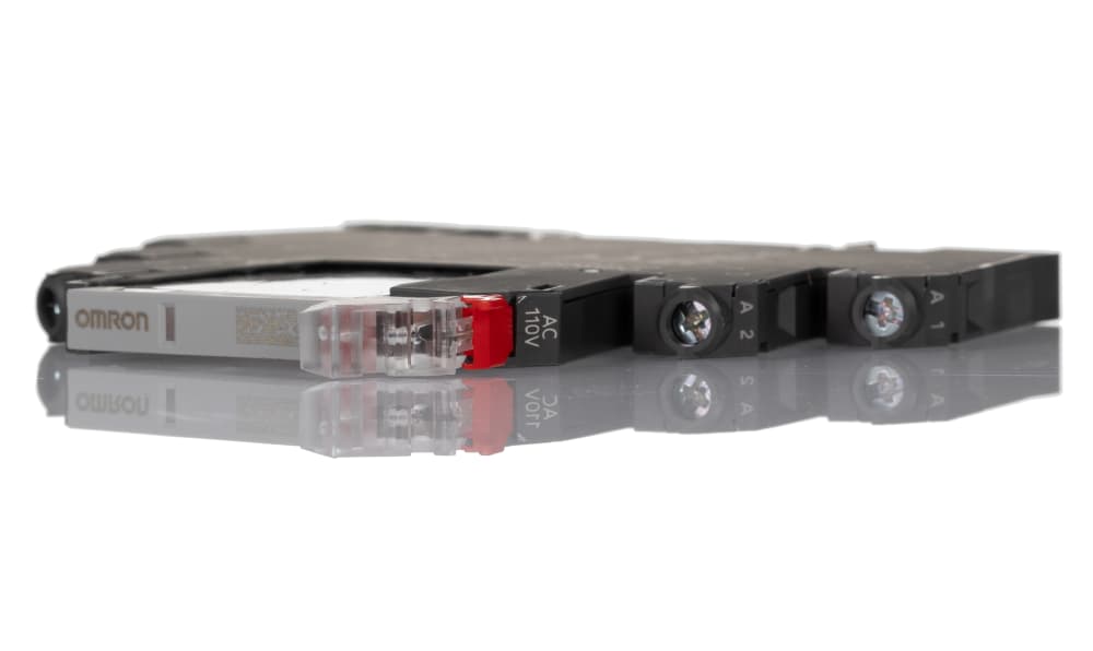 Omron G2RV-ST700 110VAC, G2RV-ST Series Electromechanical Interface Relay, DIN Rail Mount, 110V ac Coil, SPDT, 1-Pole, 6A Load