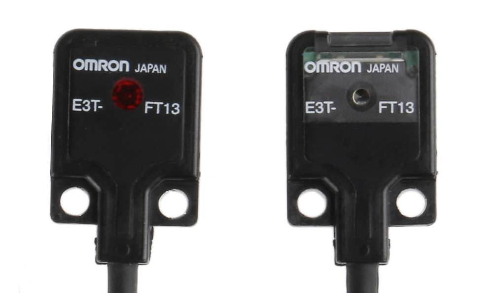 Omron E3T-FT13, Through Beam Photoelectric Sensor, Block Sensor, 500 mm Detection Range