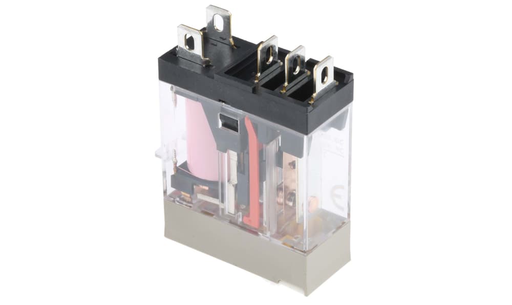 Omron G2R-1-SNI AC24(S), PCB Mount Power Relay, 24V ac Coil, 10A Switching Current, SPDT