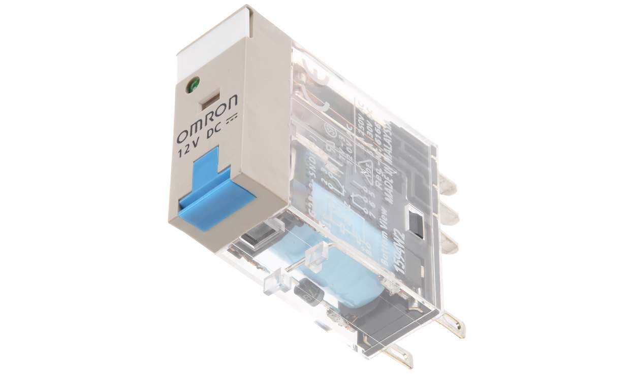 Omron G2R-2-SNDI 12VDC (S), PCB Mount Non-Latching Relay, 12V dc Coil, 5A Switching Current, DPDT