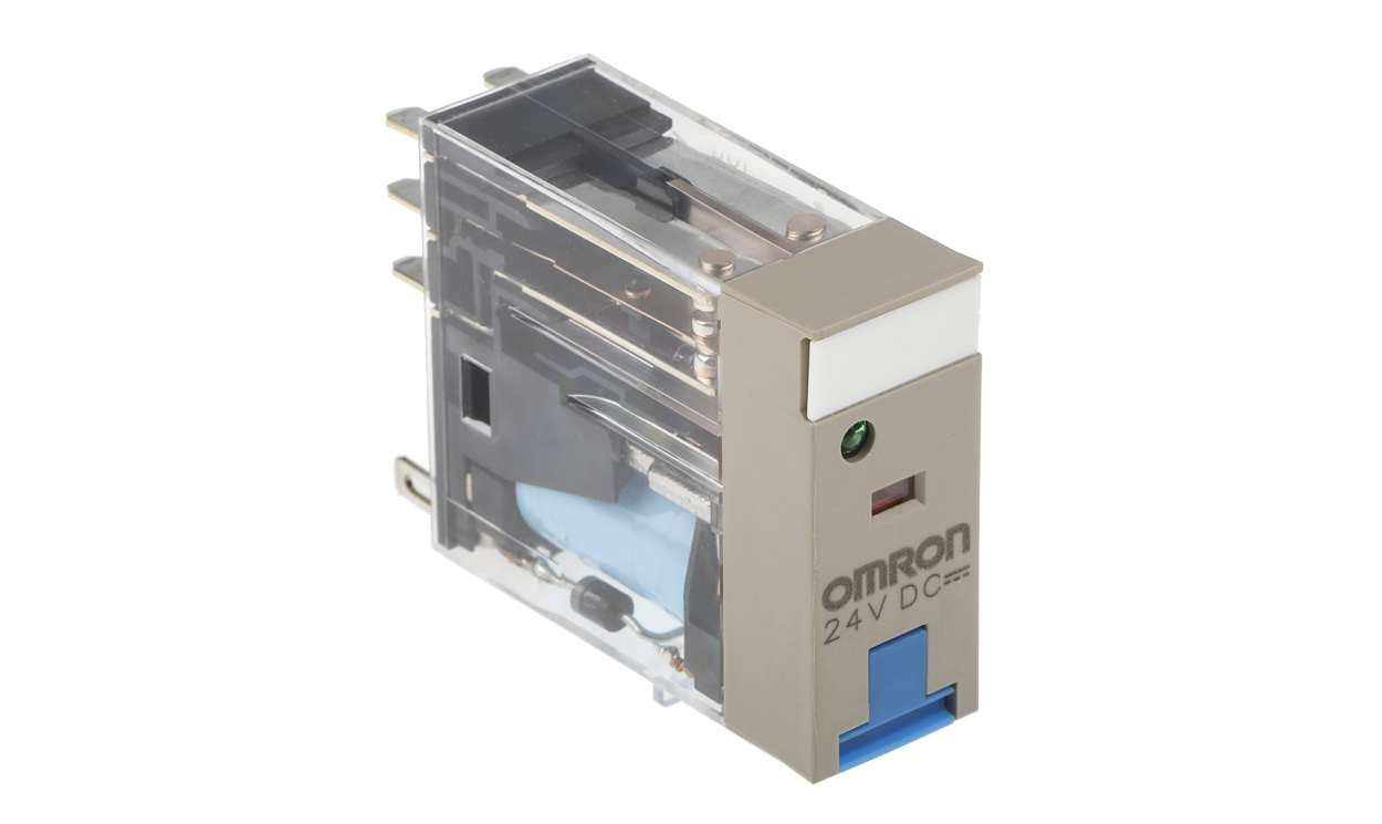 Omron G2R-2-SNDI 24VDC (S), Plug In Power Relay, 24V dc Coil, 5A Switching Current, DPDT - generaltechuae