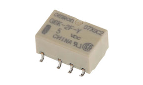 Omron G6K-2F-Y DC5, Surface Mount Signal Relay, 5V dc Coil, 1A Switching Current, DPDT