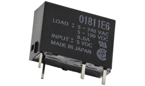 Omron G3DZ-2R6PL DC5, G3DZ Series Solid State Relay, 0.6 A Load, PCB Mount, 264 V ac Load, 5 V dc Control