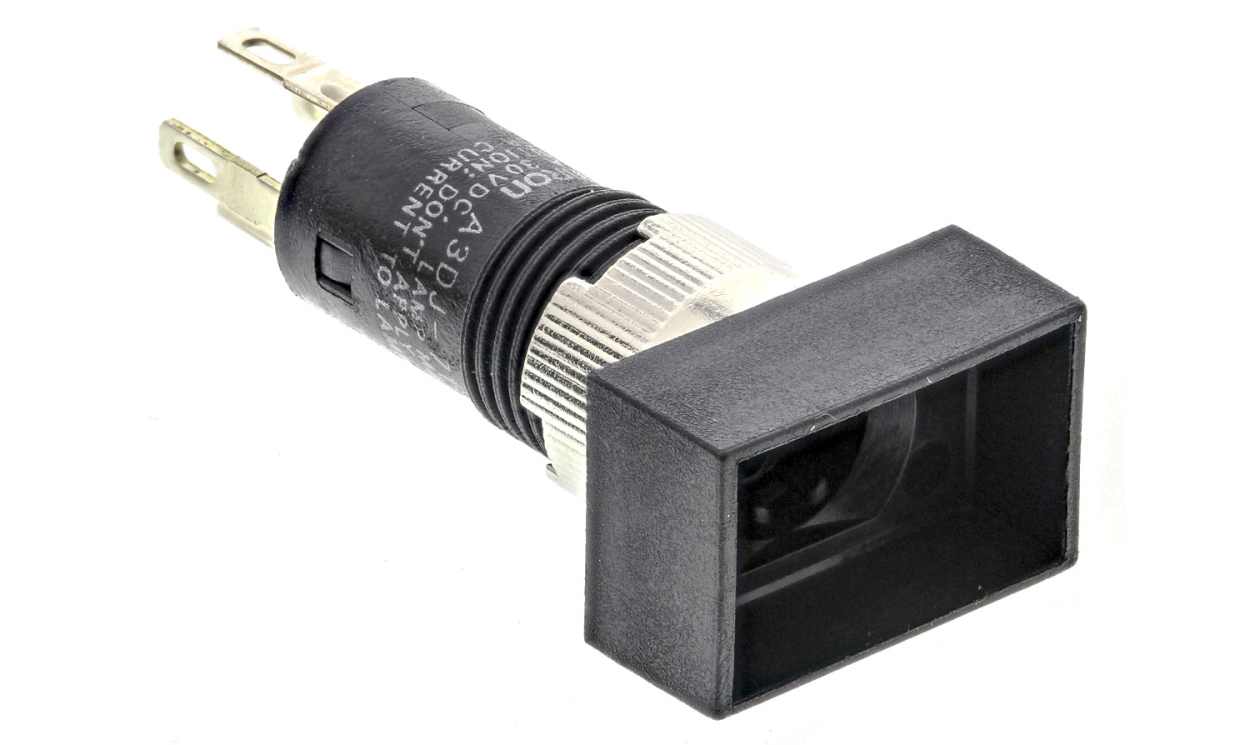 Omron A3DJ-7111, Illuminated Push Button Switch, Momentary, Panel Mount, 8mm Cutout, SPST