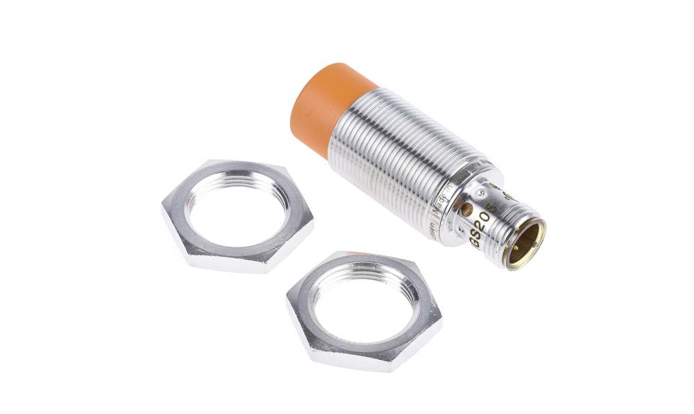 ifm IGS205, Inductive Threaded Barrel Proximity Sensor, M18, 12 mm Detection, PNP NO, 10 → 36 V dc