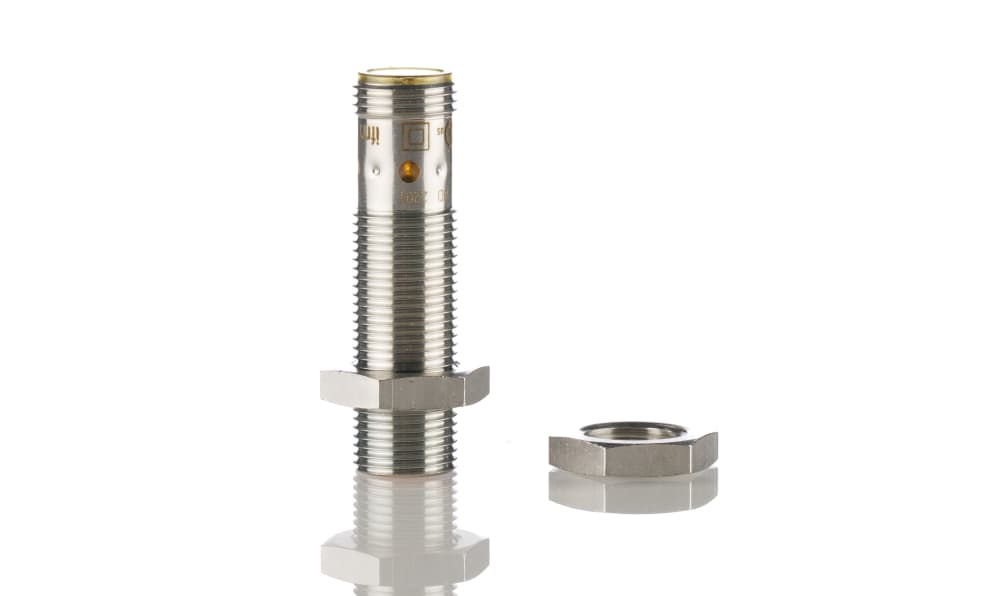 ifm IFS204, Inductive Threaded Barrel Proximity Sensor, M12, 4 mm Detection, PNP NO, 10 → 36 V dc