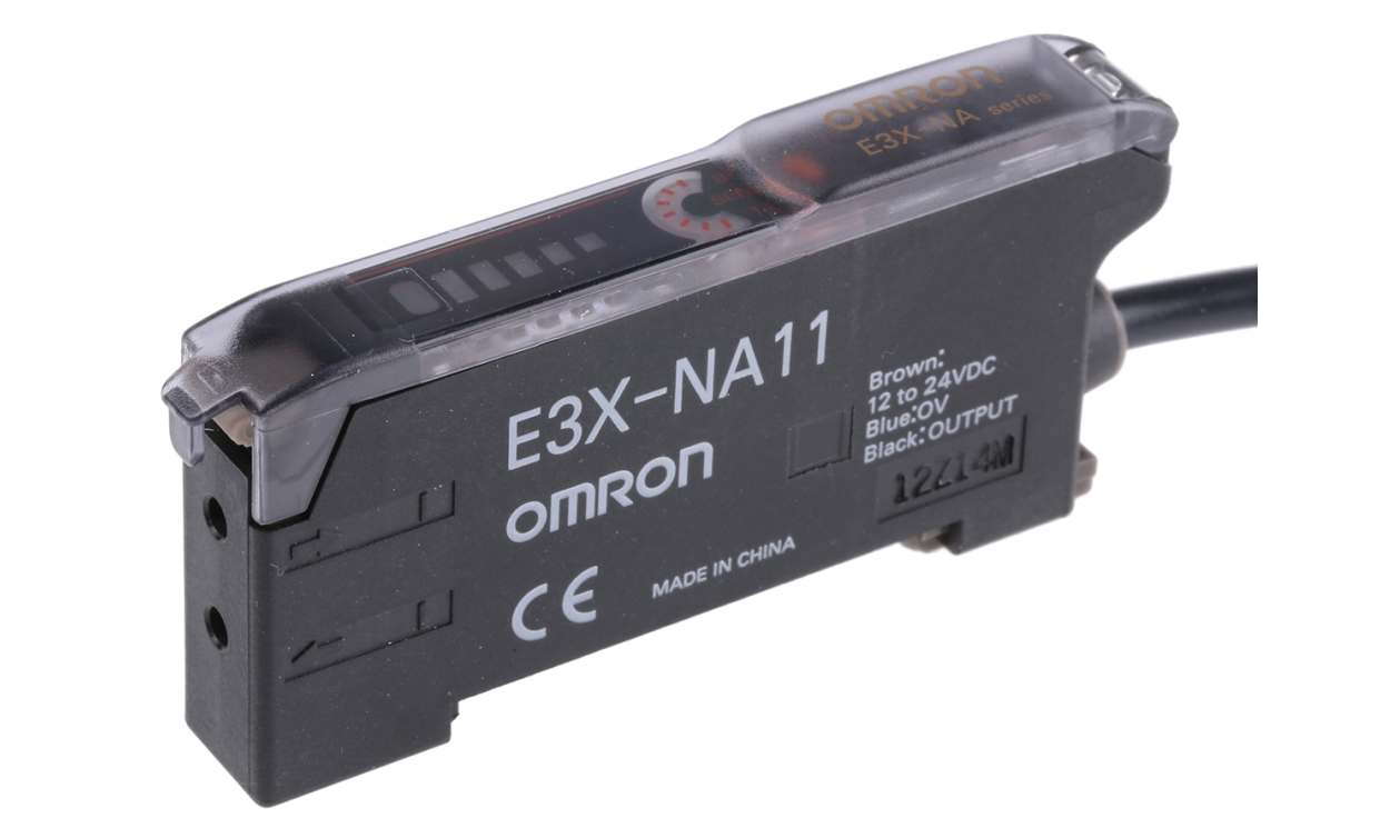 Omron E3X-NA11 2M, Fibre Optic Sensor, NPN Output, IP50, 12 → 24 V dc - generaltechuae