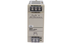 Omron S8VS-12024, S8VS Switched Mode DIN Rail Power Supply, 85 → 264V ac ac Input, 24V dc dc Output, 5A Output, 120W