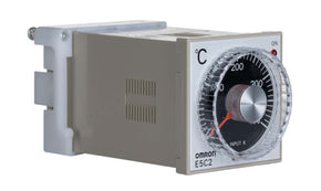 Omron E5C2-R20K 100-240VAC 0-400, E5C2 Panel Mount, Din-Rail Removable Socket On/Off Temperature Controller, 48 x 48mm Relay, 100 → 240 V ac Supply