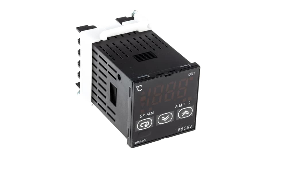 Omron E5CSV-R1T-500 AC100-240, E5CSV Panel Mount PID Temperature Controller, 48 x 48mm, 2 Output Relay, 100 → 240 V ac Supply Voltage ON/OFF,
