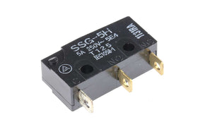 Omron SSG-5H, Pin Plunger Subminiature Micro Switch, Solder Terminal, 5 A @ 125 V ac, SPDT, IP40