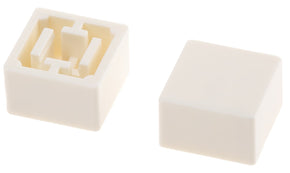 Omron B32-1260, White Tactile Switch Cap for Series B3F-4000, Series B3F-5000, Series B3W-4000,