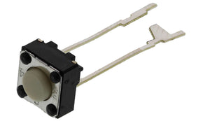 Omron B3F-6000, Grey Plunger Tactile Switch, SPST 50 mA @ 24 V dc 0.9mm Through Hole
