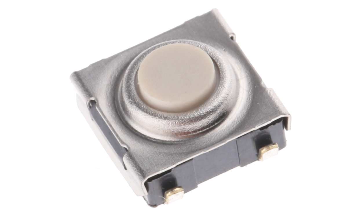 Omron B3SN-3012P, Button Tactile Switch, SPST 50 mA @ 24 V dc Through Hole
