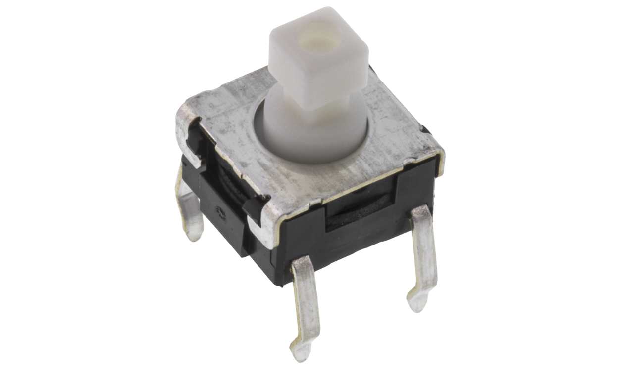 Omron B3W-1050, Plunger Tactile Switch, SPST 50 mA @ 24 V dc 3.9mm Through Hole