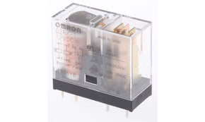 Omron G2RK-1 DC12, PCB Mount Latching Power Relay, 12V dc Coil, 5A Switching Current, SPDT