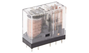 Omron G2RK-2 DC48, PCB Mount Latching Power Relay, 48V dc Coil, 3A Switching Current, DPDT