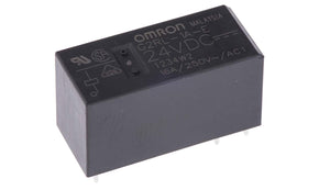 Omron G2RL-1A-E DC24, PCB Mount Power Relay, 24V dc Coil, 16A Switching Current, SPST