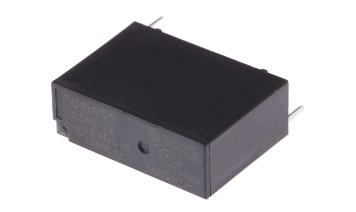 Omron G5NB-1A DC12, PCB Mount Power Relay, 12V dc Coil, 3A Switching Current, SPST