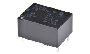 Omron G6CU-2114P-US 5DC, PCB Mount Latching Power Relay, 5V dc Coil, 8A Switching Current, SPDT