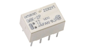 Omron G6K-2P 12DC, PCB Mount Signal Relay, 12V dc Coil, 1A Switching Current, DPDT