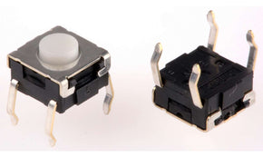 Omron B3W1000, Plunger Tactile Switch, SPST 50 mA @ 24 V dc 0.9mm Through Hole
