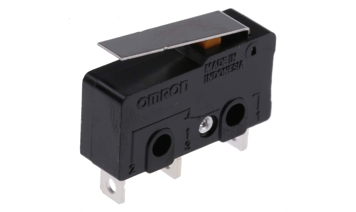 Omron SS-10GL, Hinge Lever Micro Switch, Solder Terminal, 10.1 A @ 250 V ac, SPDT, IP40