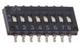 Omron A6H-8101, 8 Way Surface Mount DIP Switch 8P
