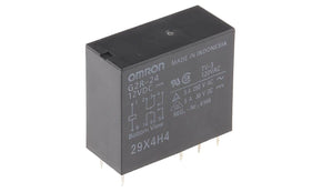 Omron G2R-24 DC12, PCB Mount Power Relay, 12V dc Coil, 4A Switching Current, DPDT